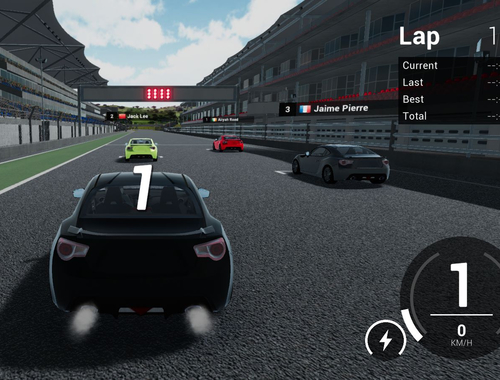 Spēle Īsts GT sacīkšu simulators  online