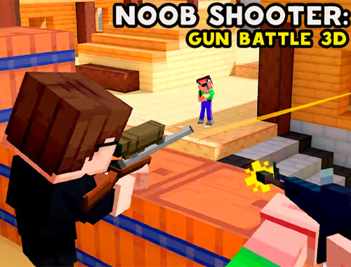 Spēle Nooba šāvējs: Gun Battle 3d  online