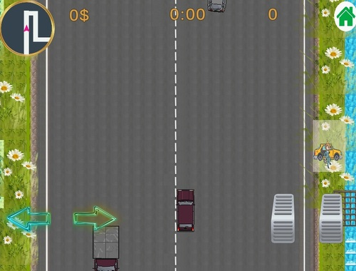 Spēle Kabīnes automašīna - braukšana ar taksometru un pasažieru pikaps  online