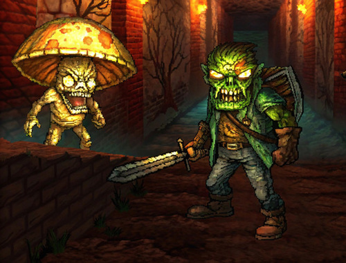 Spēle Monster Slayer apvieno un izdzīvo  online