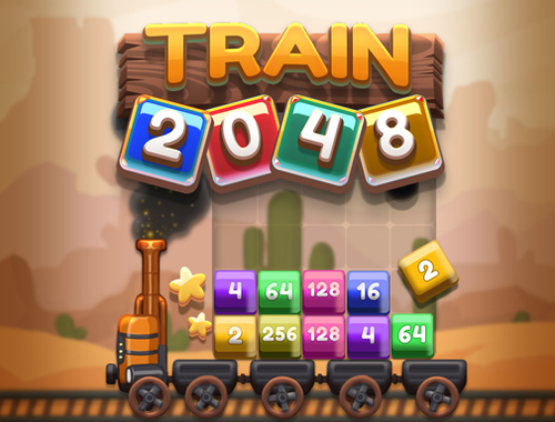 Spēle Vilciens 2048  online