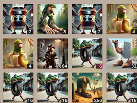 Spēle 2048 Itālijas Brainrot  online