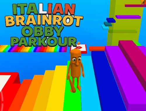Spēle Itālijas Brainrot Obby Parkour  online