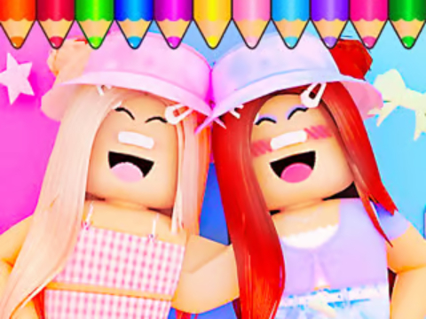 Spēle Krāsu grāmata: Roblox bestie  online