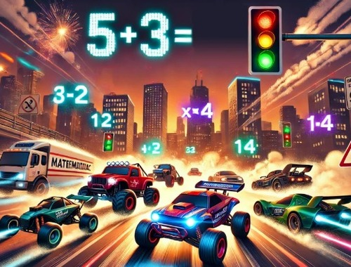 Spēle Matemātikas sacīkstes  online
