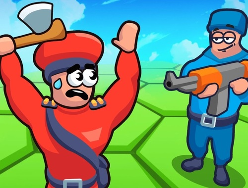 Spēle Flīžu heksa pasaule: sarkana vs zila  online