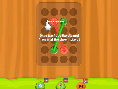 Spēle Tangle Rope 3d atvienot mīklu  online