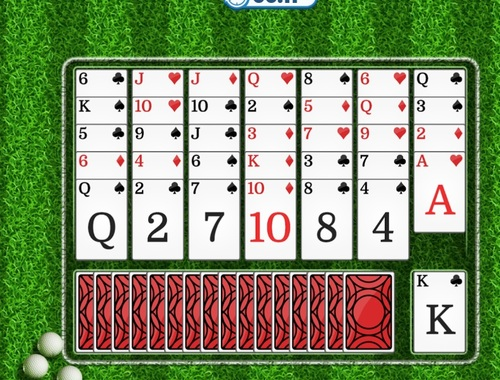 Spēle Golfa solitaire  online