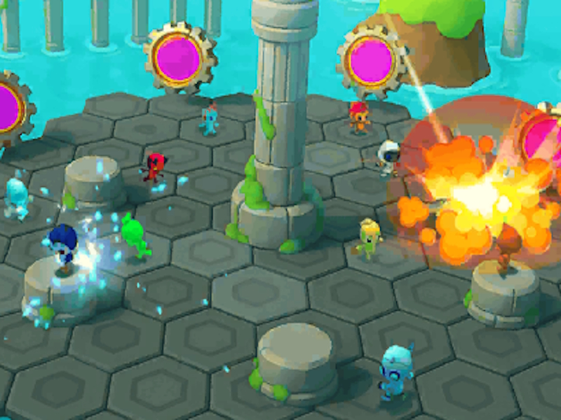 Spēle Rumble Rush. io online