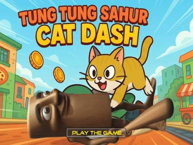 Spēle Tung Tung Sahur Cat Dash online