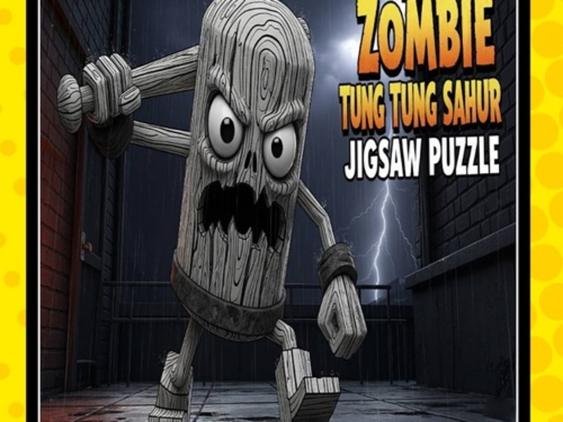 Spēle Zombie Tung Tung Sahur finierzāģa mīkla online