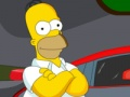Spēle Simpsons automašīnu autostāvvieta  online