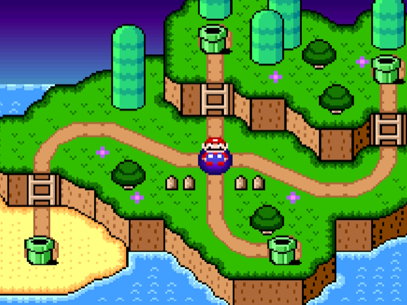 Spēle Super Mario pasaules leģenda par četrām atslēgām online