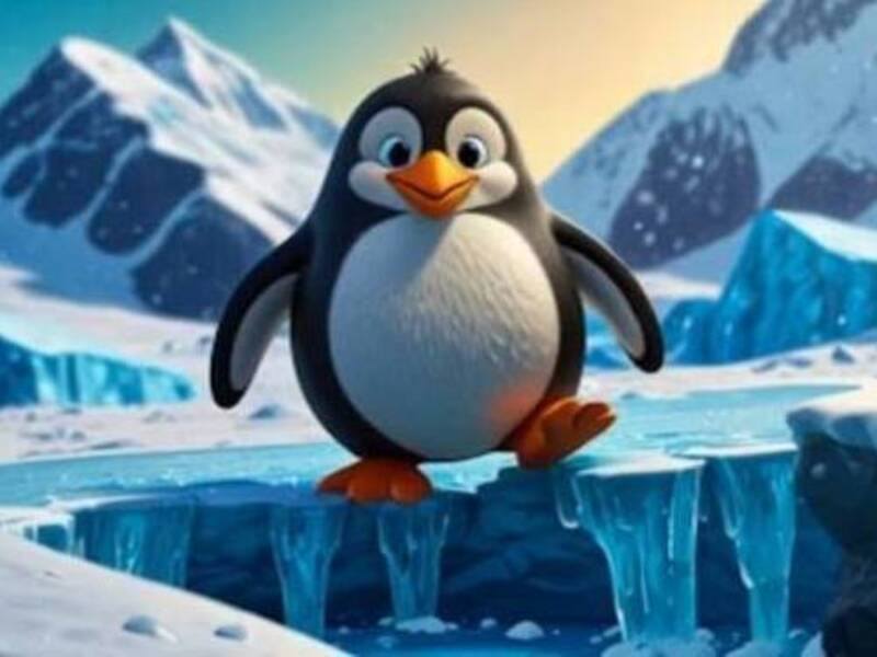 Spēle Penguin slaidrādes atklāšanas monētu Rush Challenge online