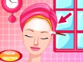 Spēle Princese Bārbija sejas makeover  online