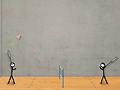 Spēle Nūjas figūra badminton  online