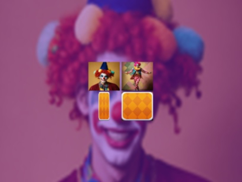 Spēle Klaunu atmiņas sakritība online