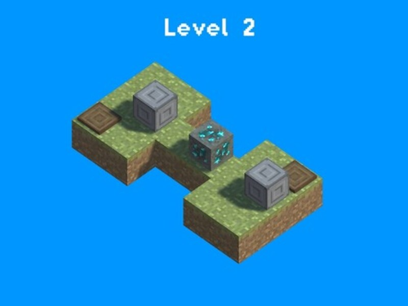 Spēle Block Pusher Voxel World 3D online
