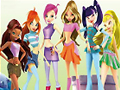 Spēle Winx Club Puzzle Collection  online