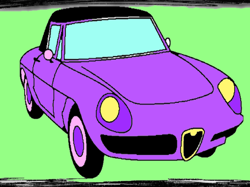 Spēle Alfa Romeo krāsošana online