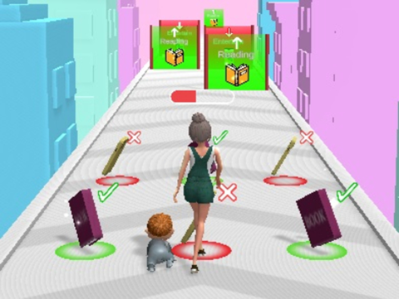 Spēle Laba mamma sliktā mamma online