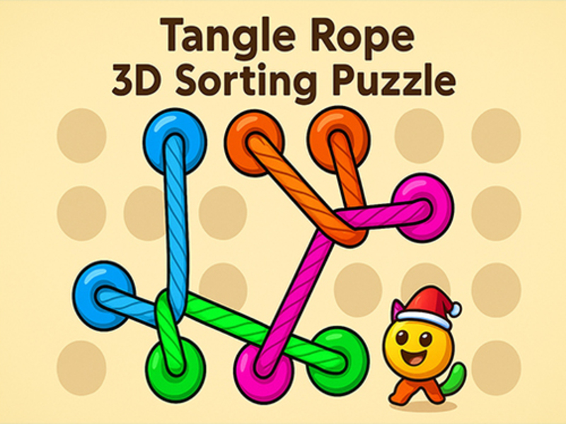 Spēle Lazda Tangle Rope 3D: Puzles šķirošana online