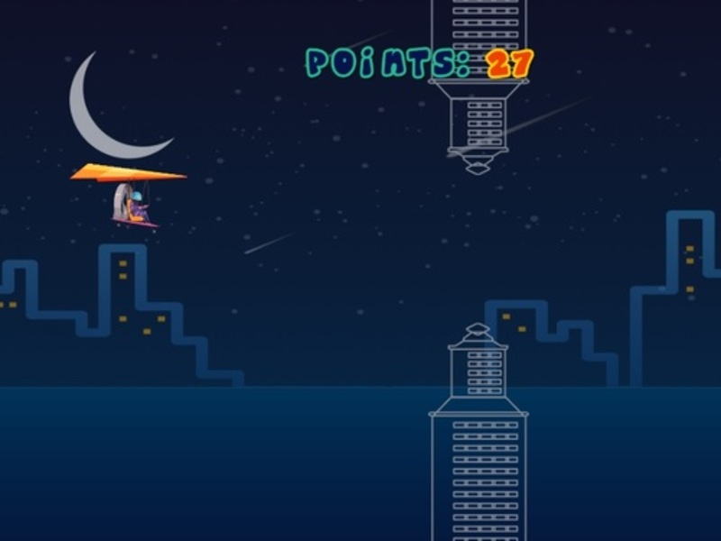 Spēle Pusnakts Sky Runner online