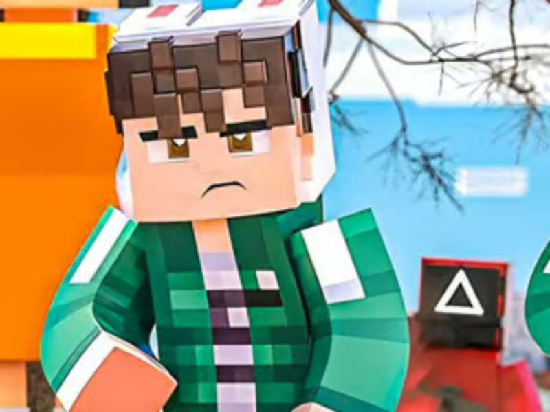 Spēle Finierzāģa mīkla: kalmāru spēle Minecraft online