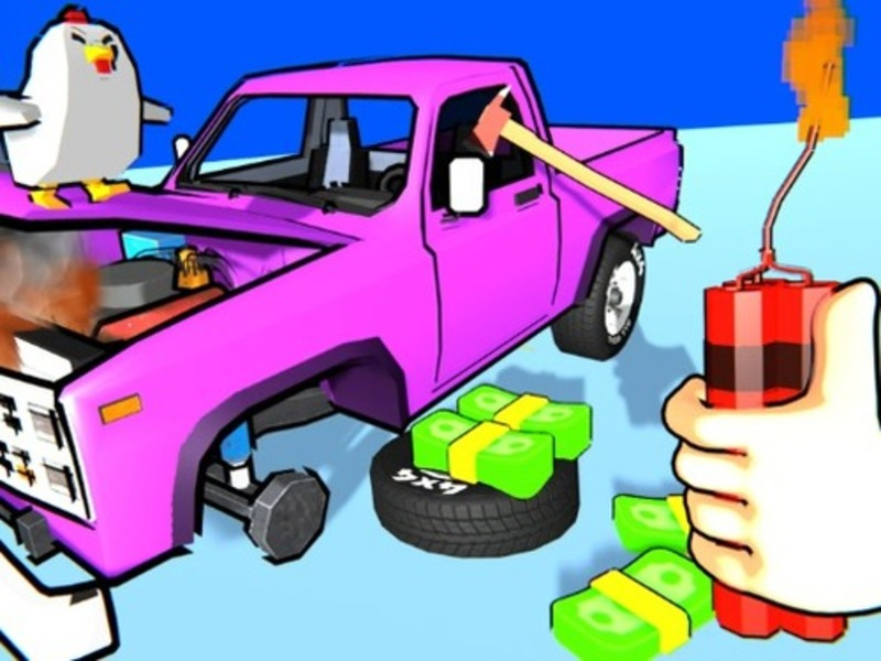 Spēle Sagraut automašīnu gabalos! online