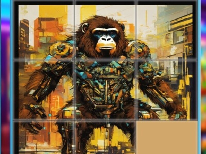 Spēle Gorilla bīdāmās mīklas online