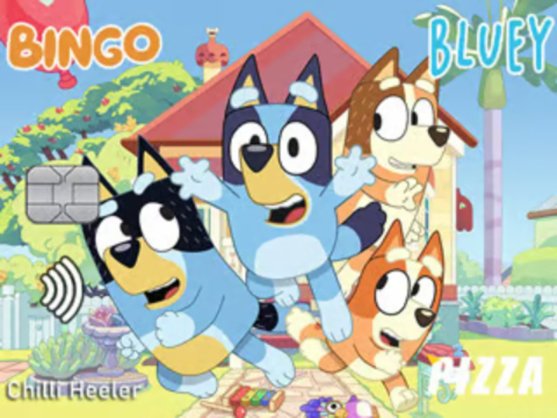 Spēle Finierzāģa mīkla: Bluey kredītkarte online
