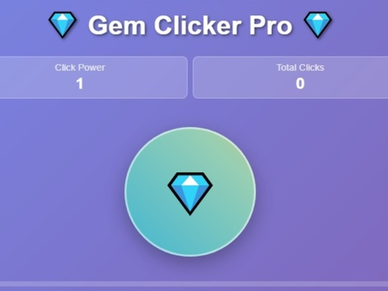 Spēle Gem Clicker Pro online