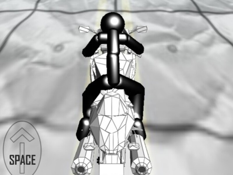 Spēle Stickman Zombie motociklu sacīkstes online