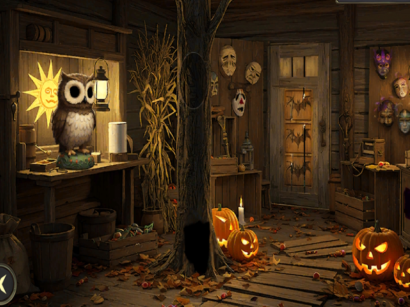 Spēle Haunted dobs aizbēgt online