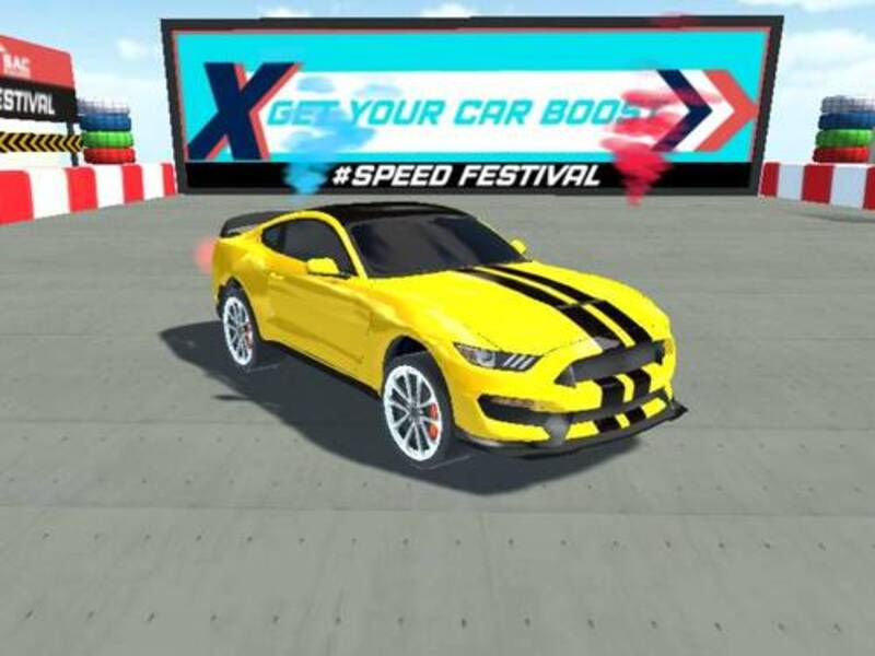 Spēle Mega rampas automašīnu triku spēles 3d online