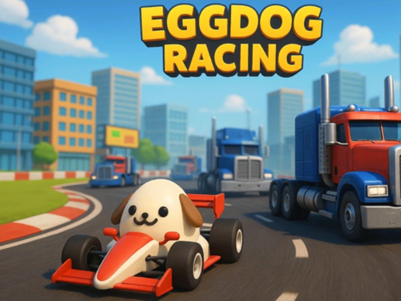 Spēle Eggdog sacīkstes online