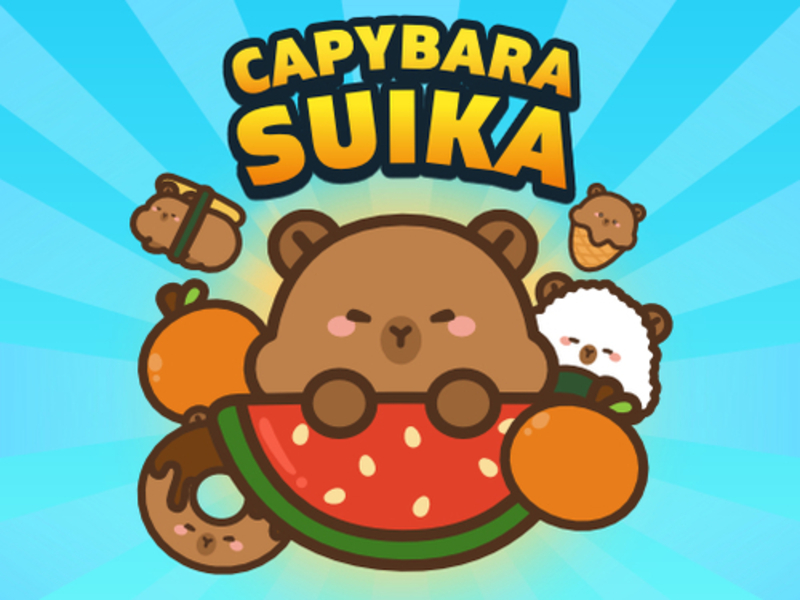 Spēle Capybara Suika online