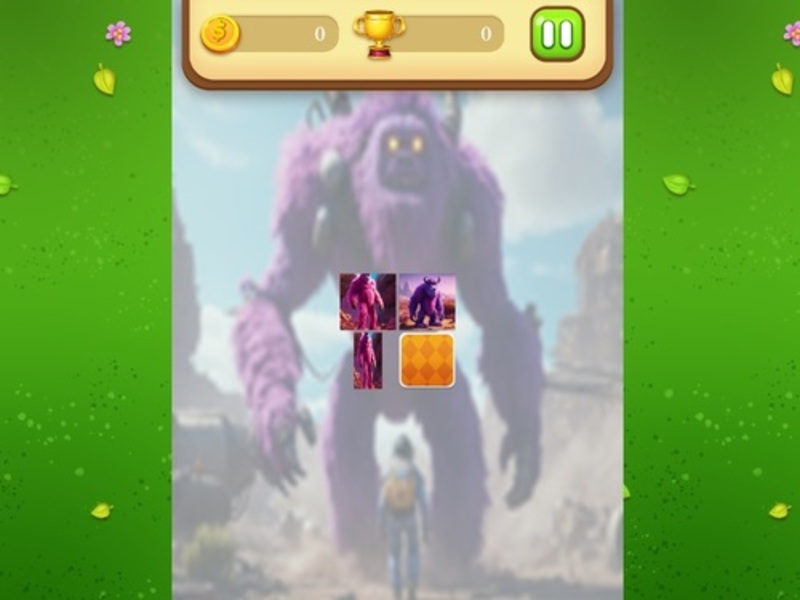 Spēle Yeti atmiņas sakritība online