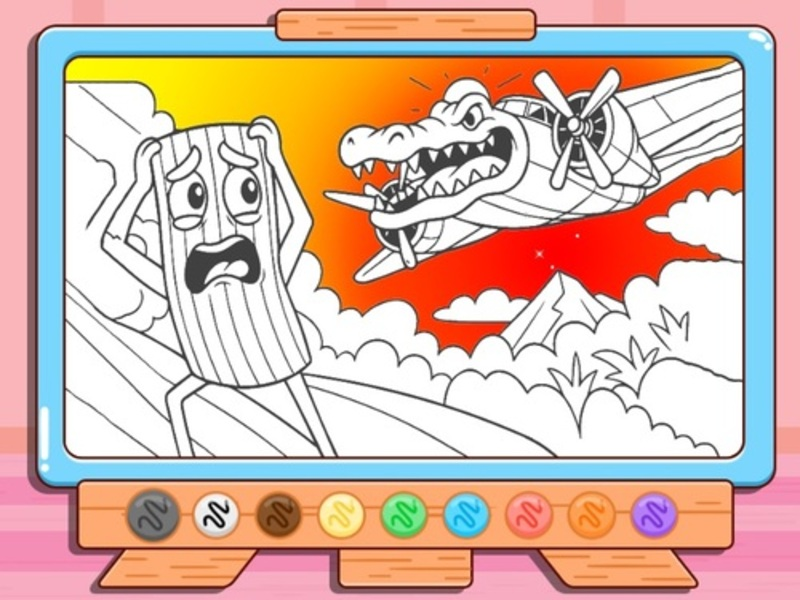 Spēle Krāsu grāmata: Bombardino Crocodilo online