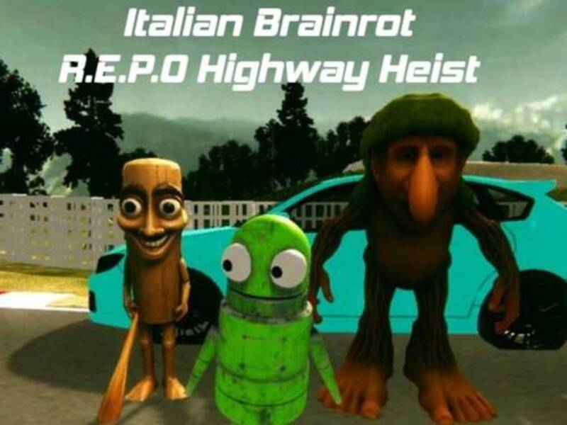 Spēle Itālijas Brainrot R. A. P. O šosejas heist online