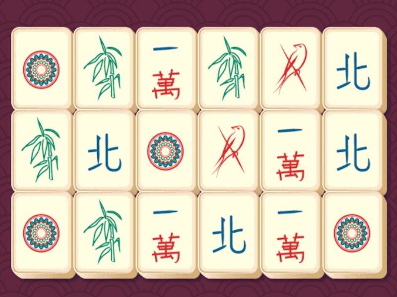 Spēle Mahjong četras upes online