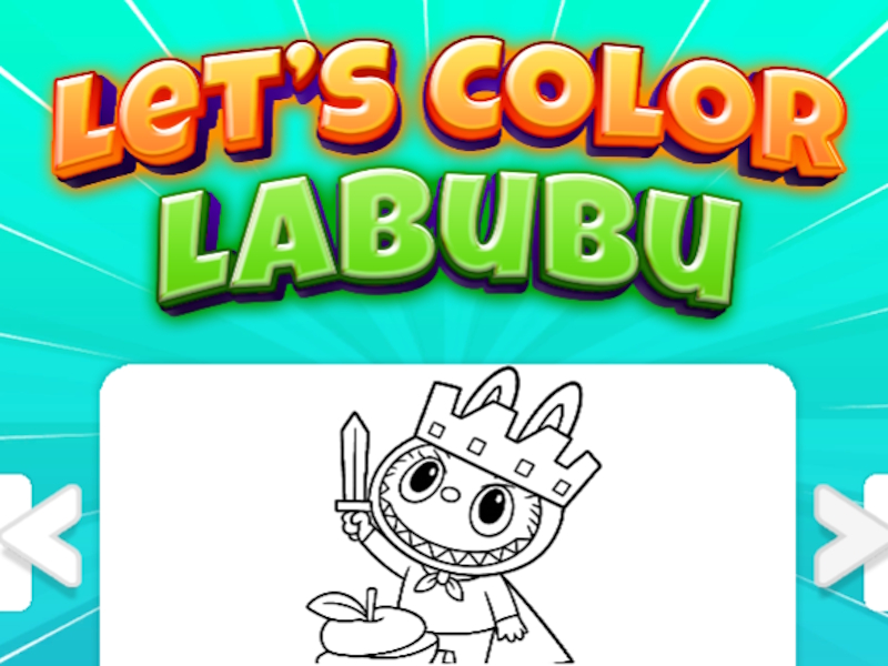 Spēle Krāsām Labubu online