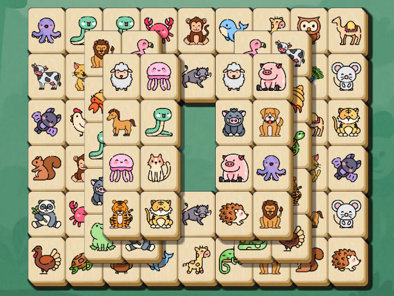 Spēle Kriters Mahjong Solitaire online