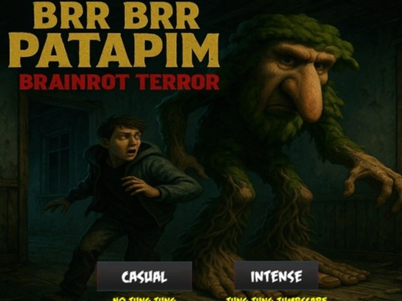 Spēle BRR BRR Patapim Brainrot Terror online