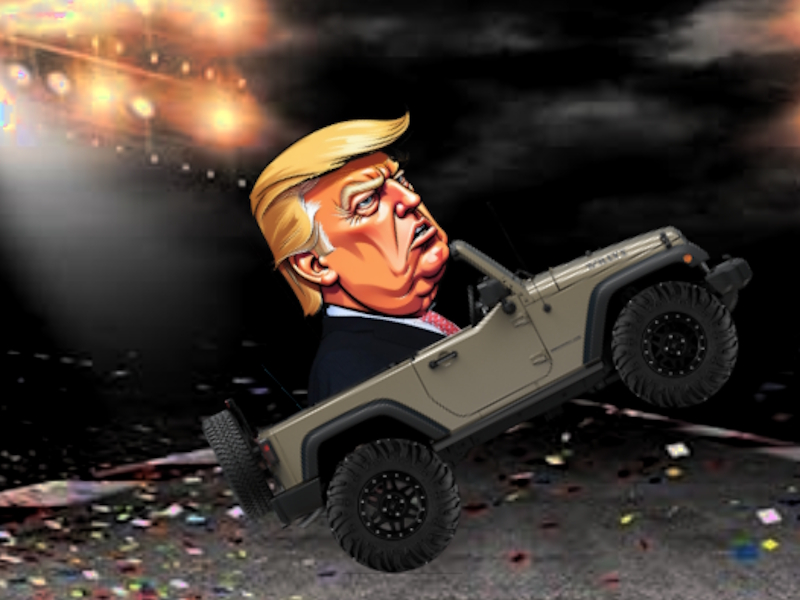 Spēle Trump Wheelie Challenge online