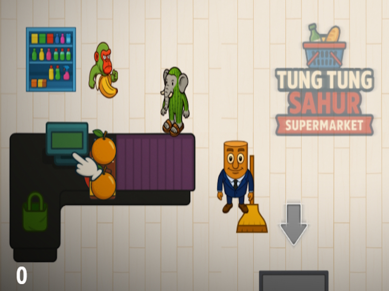 Spēle Tung Tung Sahur lielveikals online
