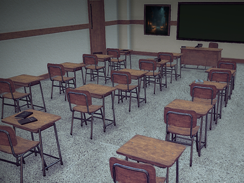 Spēle Šausmu skola: detektīvu stāsts online