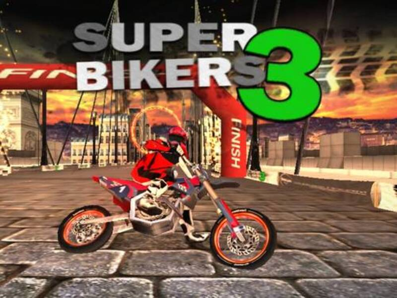Spēle Super velosipēdisti 3 online